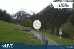  Klosters - Szwajcaria  Monbiel Parkplatz