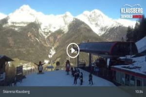 Ahrntal - Włochy Bergstation Kabinenbahn Klausberg