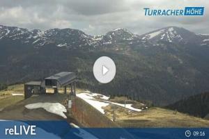  Turrach - Austria  Stacja kolei górskiej Turracher Höhe