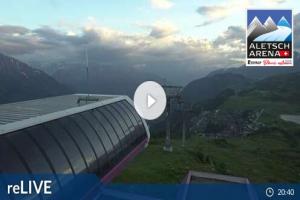  Bettmeralp - Szwajcaria  Bergstation Wurzenbord