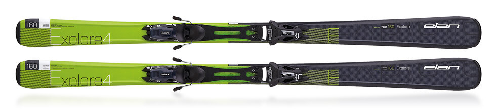 Narty EXPLORE 4 GREEN PLATE