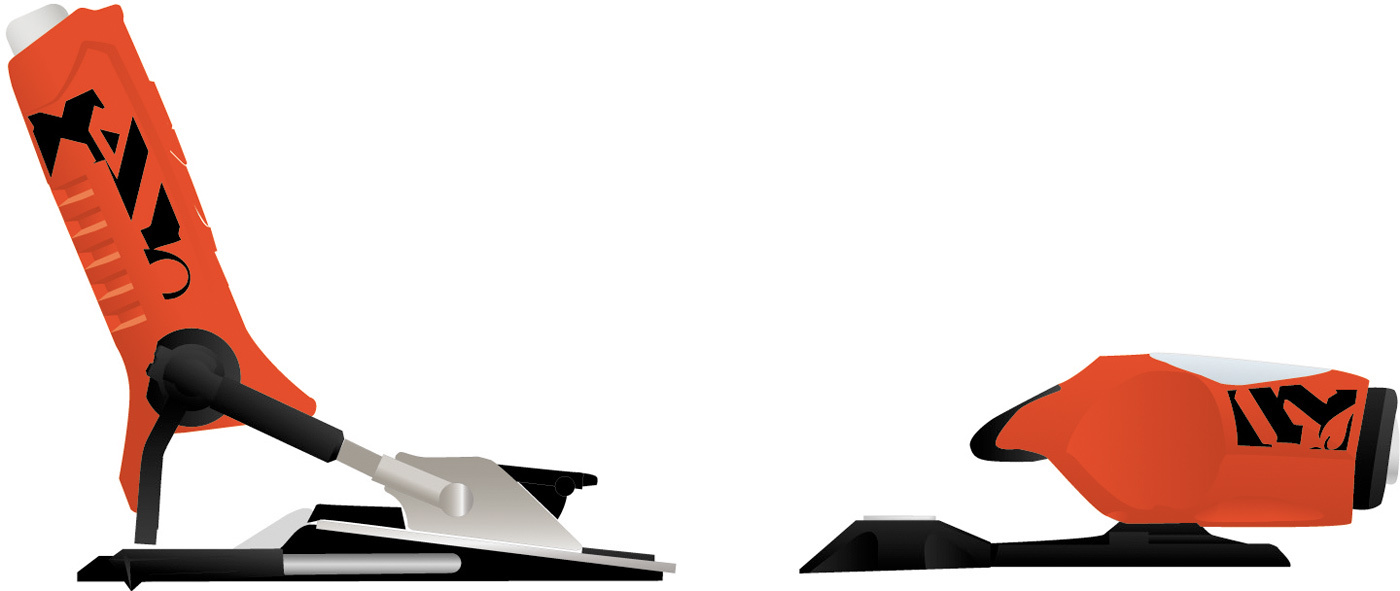 Wiązanie narciarskie FKS 180 L