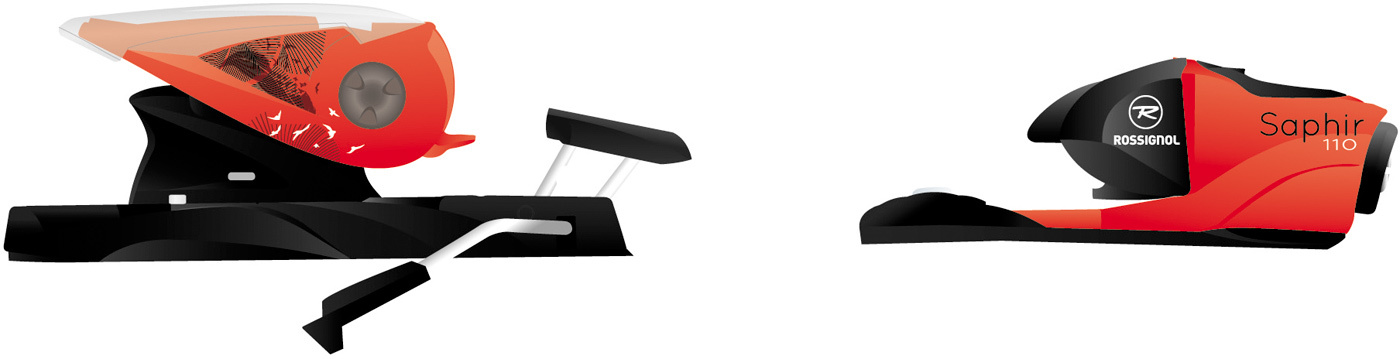 Wiązanie narciarskie SAPHIR 110 L