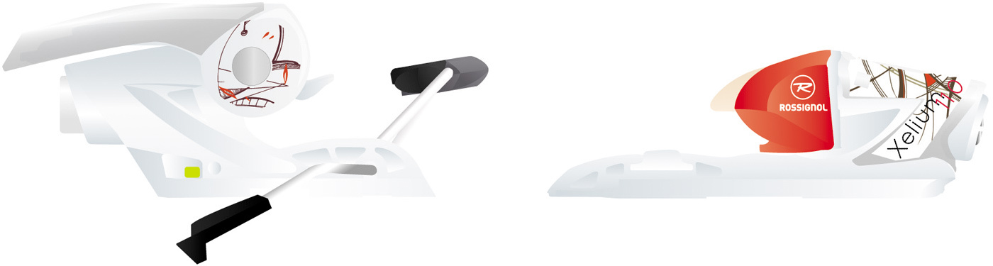 Wiązanie narciarskie XELIUM SAPHIR 110 L