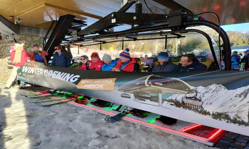 Szczyrbskie Jezioro otwarcie nowej kolei krzesełkowej / fot. J. Kałucki Szczyrbskie Jezioro otwarcie nowej kolei krzesełkowej / fot. J. Kałucki