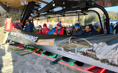 Szczyrbskie Jezioro otwarcie nowej kolei krzesełkowej / fot. J. Kałucki Szczyrbskie Jezioro otwarcie nowej kolei krzesełkowej / fot. J. Kałucki