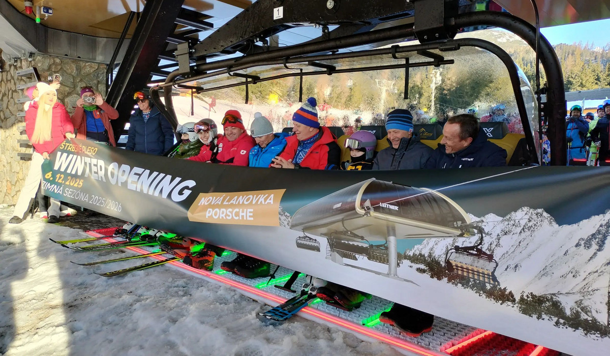 Szczyrbskie Jezioro otwarcie nowej kolei krzesełkowej / fot. J. Kałucki Szczyrbskie Jezioro otwarcie nowej kolei krzesełkowej / fot. J. Kałucki