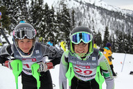 Maciek Mirek i Janek Antepowicz przed startem slalomu