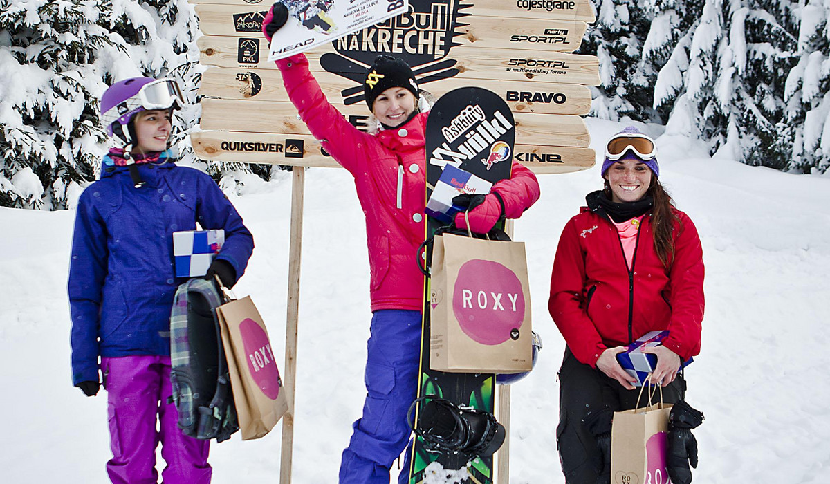 Najlepsze snowboardzistki - Red Bull Zjazd na Kreche foto: Marcin Kin