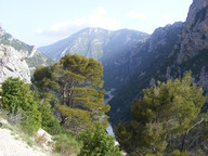 Lazurowe wybrzeże- kanion i rzeka