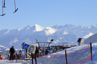 Białka Tatrzańska- z górami w tle