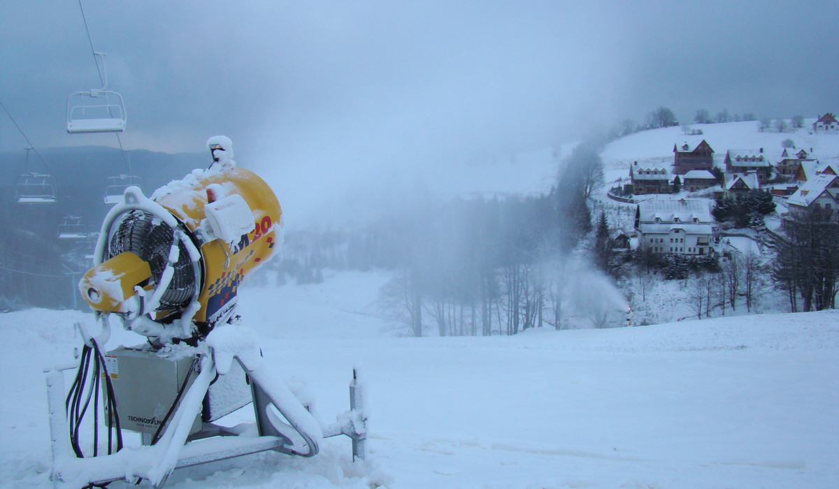 Naśnieżanie w Zieleniec Ski Arena (foto: Zieleniec Ski Arena)
