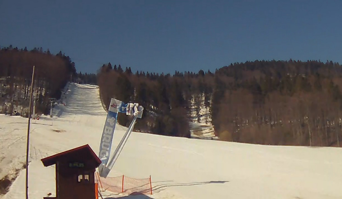 Stożek Wisła (źródło: webcam) Stożek Wisła (źródło: webcam)