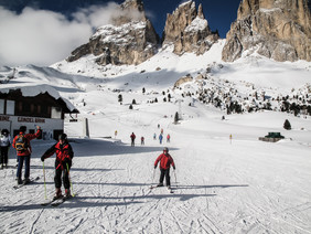 Na trasie - gdzieś na Sella Ronda :) (foto: P. Tomczyk)