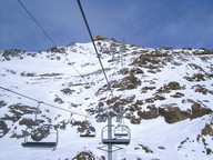 krzesełko na lodowcu