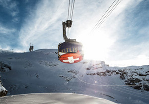 Titlis Rotair obrotowa gondola, Engelberg, Szwajcaria