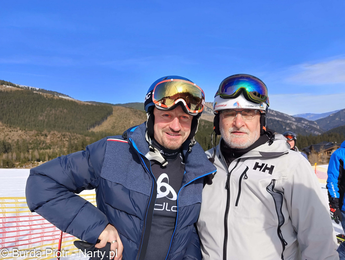 Adam Małysz i przypadkowy narciarz z Polski / fot. A. Marciniak
