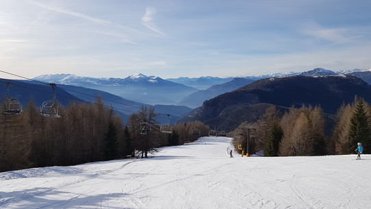 Folgaria. Czerwona trasa nr 11 (foto: Olek Kaleta) Folgaria. Czerwona trasa nr 11 (foto: Olek Kaleta)