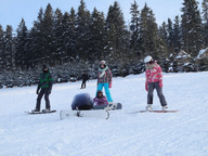 Rusiński- grupa snowboardzistów