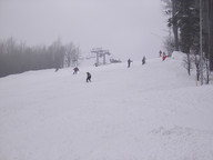 Górna trudna część trasy