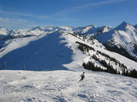 Po lewej Grosartal po prawej Gastein