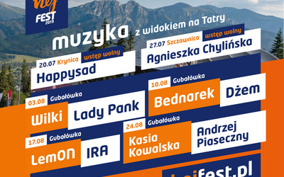 Muzyka z widokiem na Tatry - startuje czwarta edycja festiwalu Hej Fest