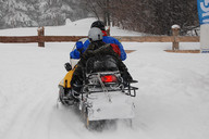 Na skuterze śnieżnym