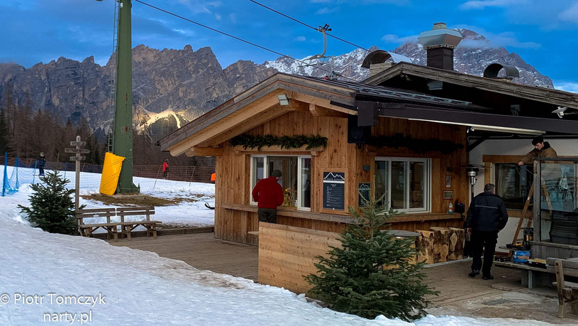 Cortina d`Ampezzo schronisko przy trasie nr 29 / fot. P. Tomczyk