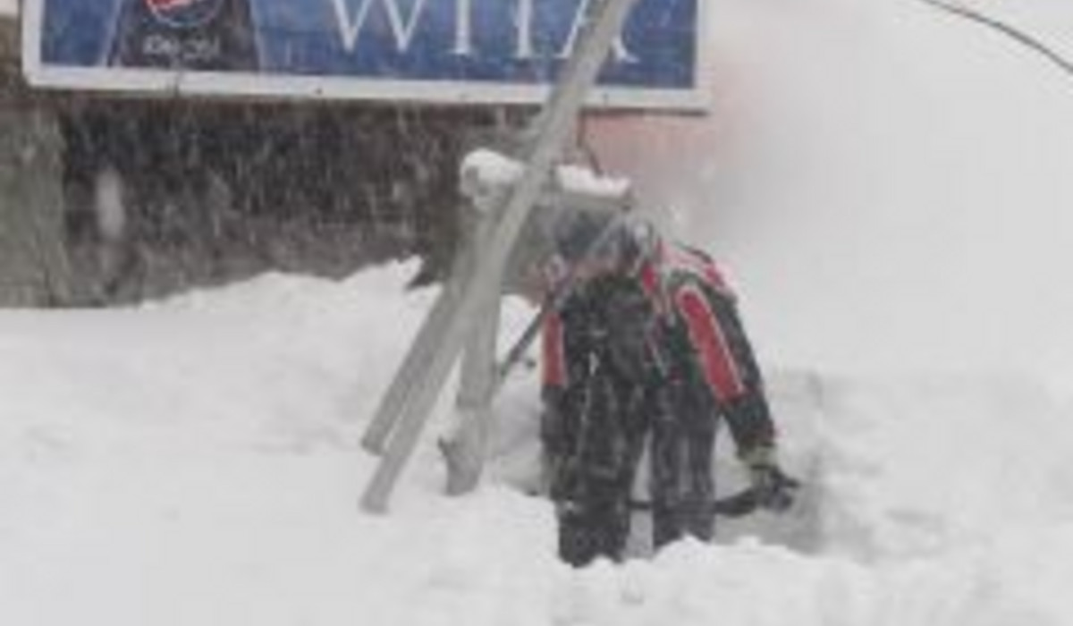 ON Stożek, poranne odśnieżanie (foto: ON Stożek)