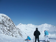 Lodowiec Stubai w Marcu