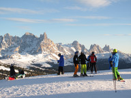 Narty na Alpe Lusia - w tłumie narciarzy