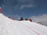 Początek zjazdu do mety