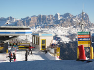 Canazei-Belvedere-Sella- koniec wyciagu