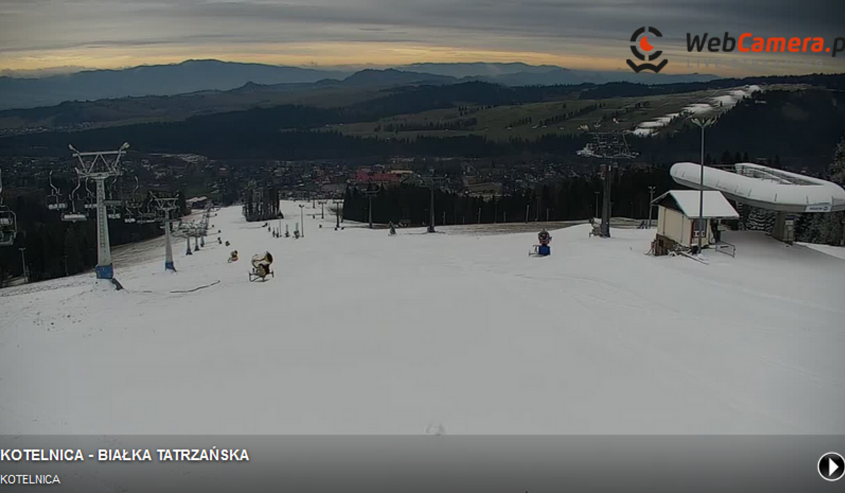 Kotelnica - Białka Tatrzańska  (źródło: webcamera.pl)