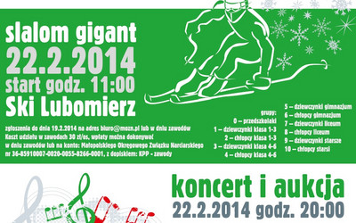 Plakat promujący zawody