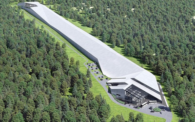 Wizualizacja hali narciarskiej w Wadowicach /  źródło: Studio Architektoniczne LA / fb.com/StudioArchitektoniczneLA