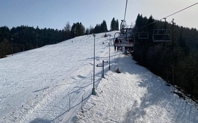 Cieńków - widok na trasę (fot. M. Markowska / Waszaturystyka.pl)