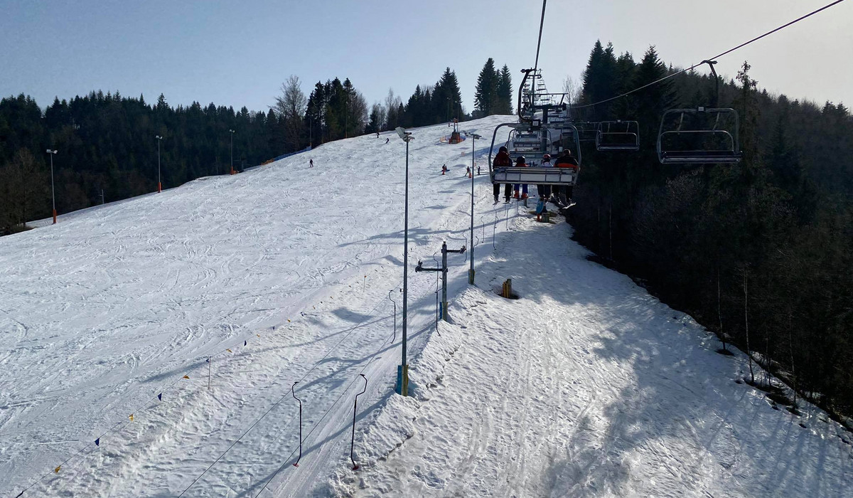 Cieńków - widok na trasę (fot. M. Markowska / Waszaturystyka.pl)