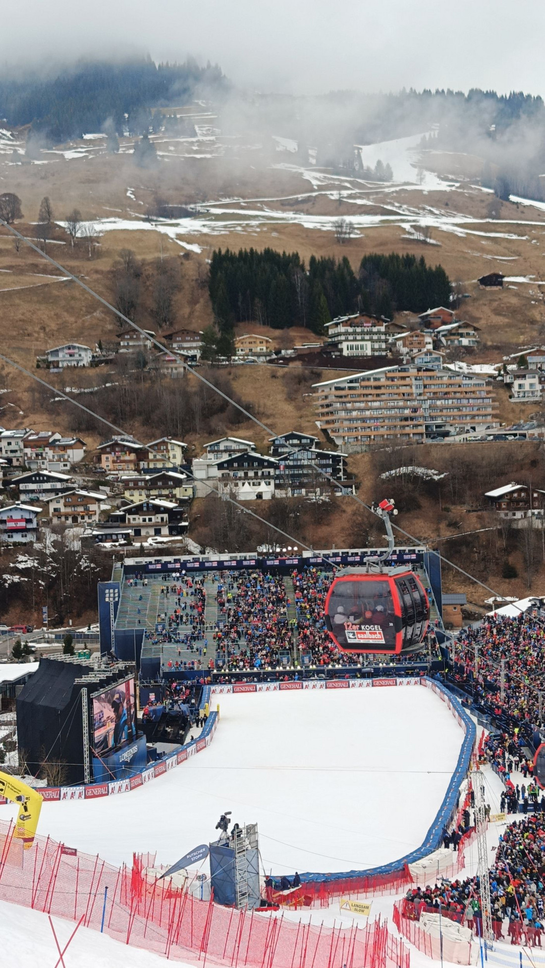 Saalbach - widok na metę wszystkich zawodów / fot. P. Burda Saalbach - widok na metę wszystkich zawodów / fot. P. Burda