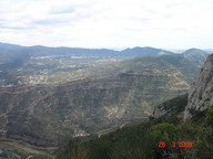 Widok z klasztoru Montserrat