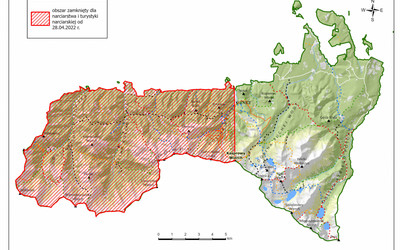28 04 2022 Uwaga, częściowe zamknięcie Tatr dla ruchu skiturowego (źródło: TPN)