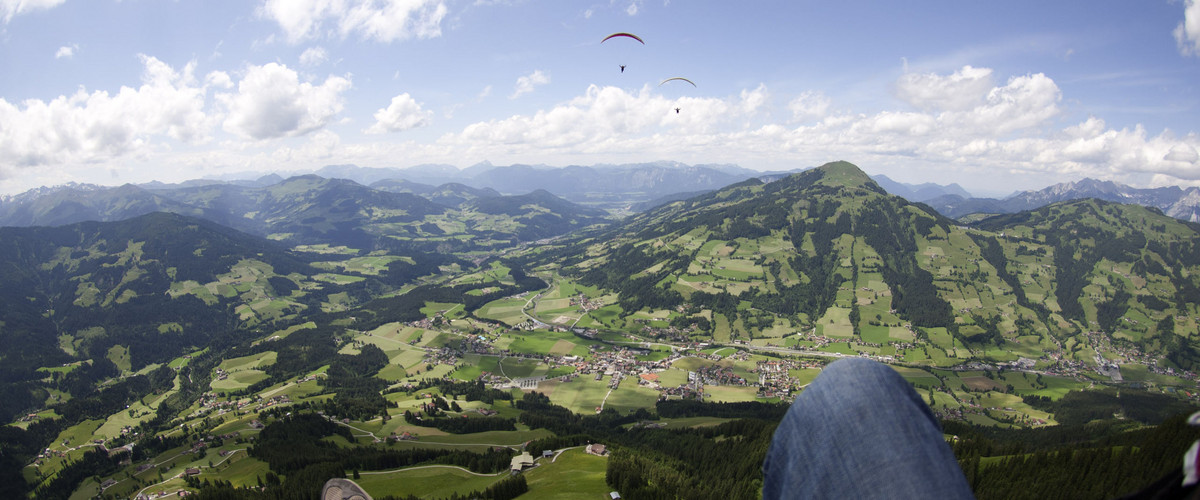 Paragliding nad Tyrolem (foto: Tirol Werbung Webhofer Mario