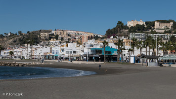 Malaga - widok z plaży (foto: P. Tomczyk)