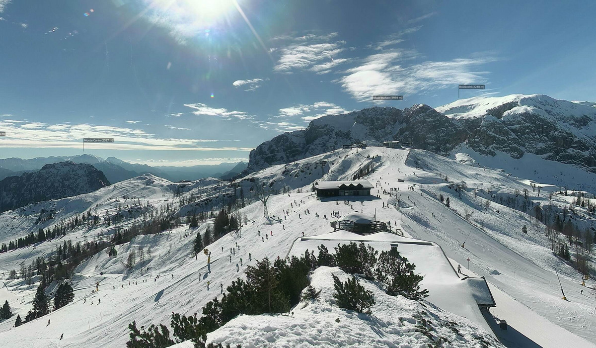 Obraz z kamery 21 02 2024 Nassfeld - Tressdorfer Höhe / nassfeld.at/