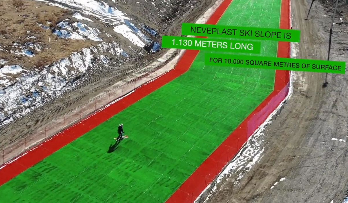 Viduchi - sztuczny stok narciarski (źródło: vimeo)