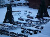 Wierchomla 2013- ogródek w śniegu