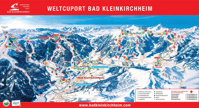 Bad Kleinkirchheim - mapa tras narciarskich
