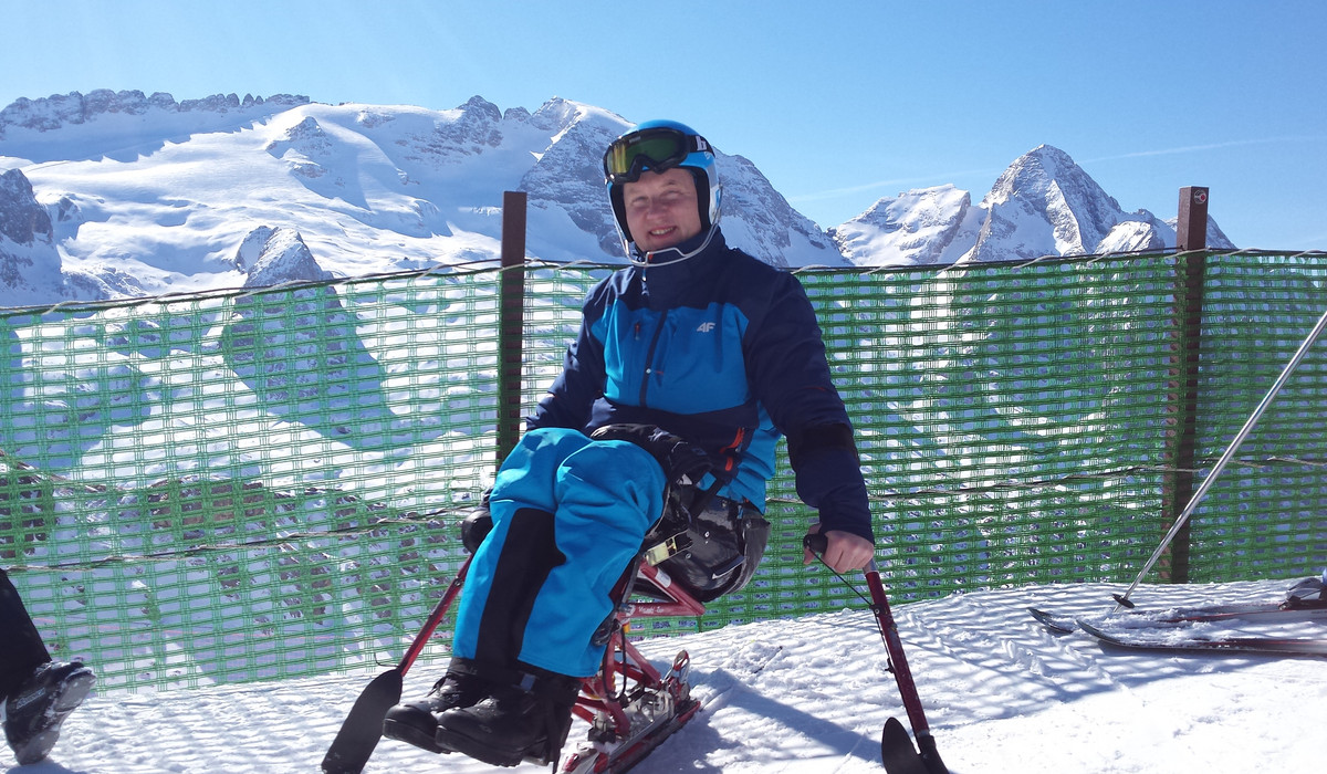 ARABA - Darek na szczycie Portavescono (foto: D. Sobczak)