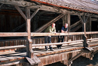 Sillian - drewniany most
