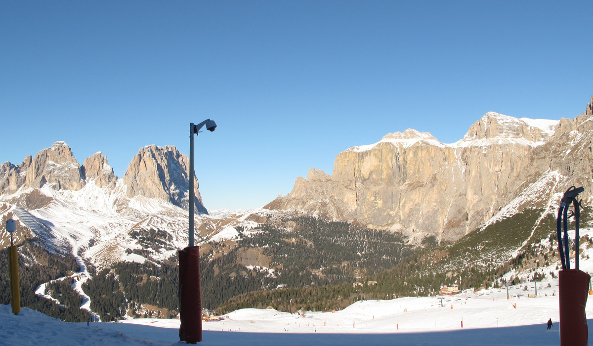 Start w Canazei- widoki Start w Canazei- widoki